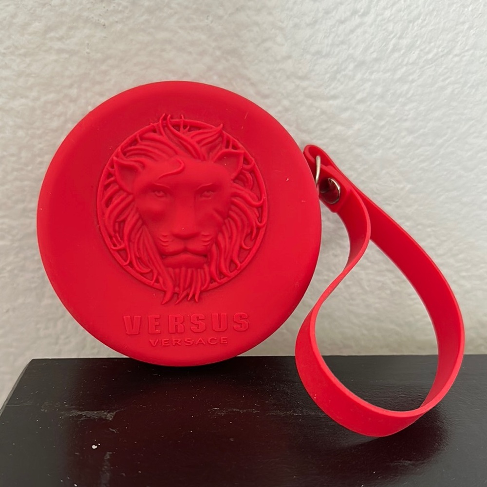 Versus Versace Red Lion Emblem Pouch